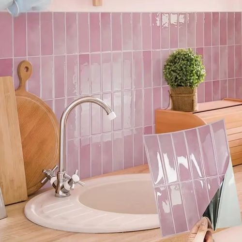 30-piece pack of self-adhesive wall tile stickers