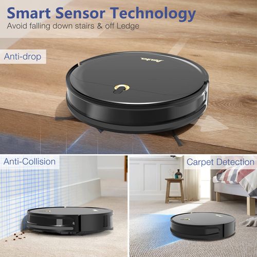 Intelligent Wet & Dry Vacuum Robot—Cleans Automatically!