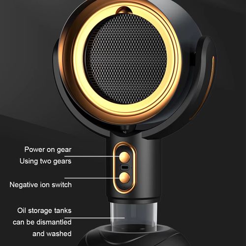 Portable desktop exhaust fan—adjustable cover, USB charge!