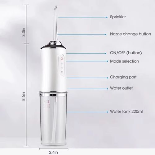 Smart electric water flosser