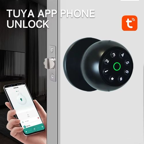 Digital Lock Password Mechanical Digital Push Button Door Lock Bedroom Office Fingerprint Smart Door Lock