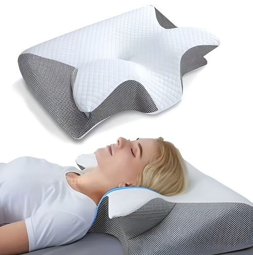 Rebound Memory Cotton Pillow Cervical Support Pillow