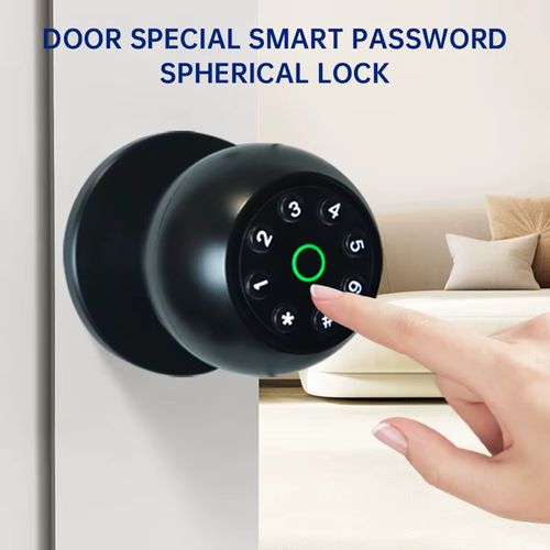 Digital Lock Password Mechanical Digital Push Button Door Lock Bedroom Office Fingerprint Smart Door Lock