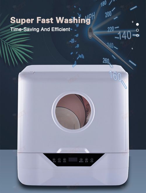 Mini Dish Washing Machine Large Capacity Automatic Intelligent Washing Desktop Dishwasher