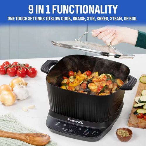 9-in-1 programming preset stir-fry rice cooker