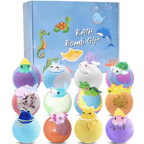 Kids Organic Ocean Bath Bombs 12 Pack 🧜♂️🎀