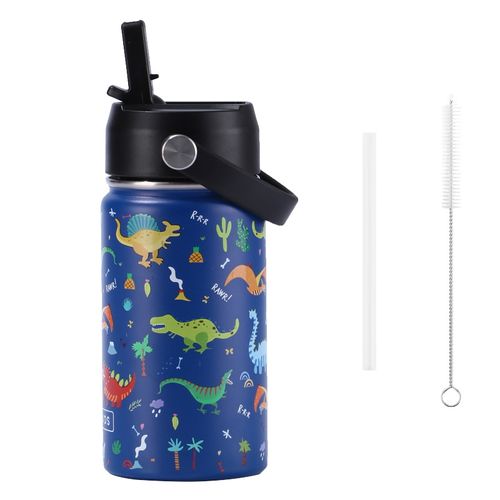 360ml Kids Insulated Water Bottle, BPA Free Stainless Steel Portable Double Wall Vacuum Tumbler