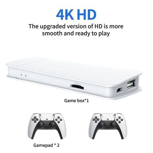 2.4G Retro Game Stick: 128GB with 40,000+ Classic Games