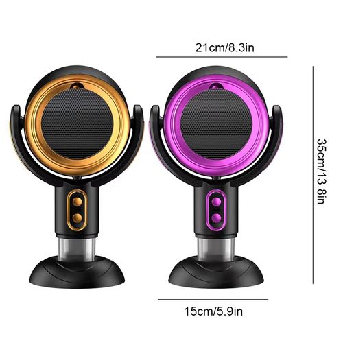 Portable desktop exhaust fan—adjustable cover, USB charge!