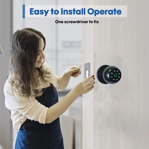 Digital Lock Password Mechanical Digital Push Button Door Lock Bedroom Office Fingerprint Smart Door Lock