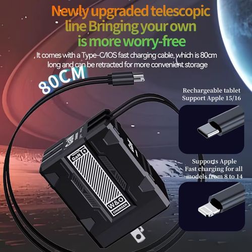 20W USB C Fast Charger Muti 2 Ports Type C PD Wall Adapter for iPhone 15 Pro Xiaomi Huawei Samsung Portable High Speed Charging
