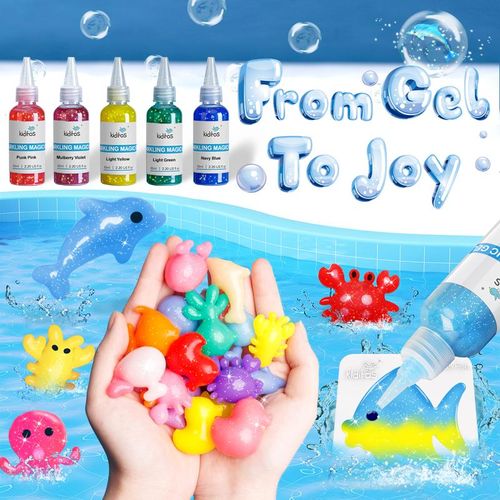 Kids Handmade DIY Craft Painting Stickers Montessori Education Magic Water Elves Kit Set Toys Children Gift Kids Craft