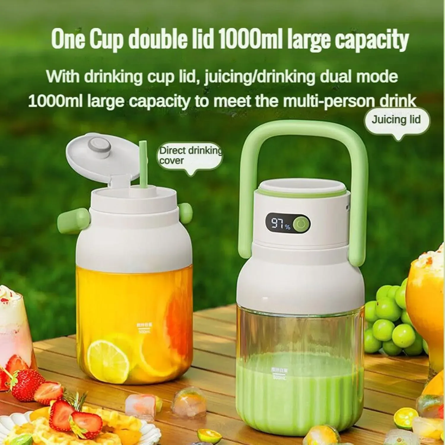 Portable Juicer Small Household Multi-function Wireless Charging Ton Barrel