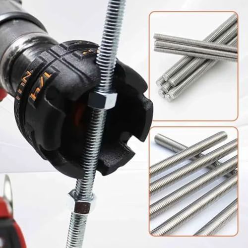 Metal Nut Zipper Drill Attachment For Fast Nut And Bolt Removal, Nut Remover Bolt Extractor Tool For Conduit Racks Socket Wrench