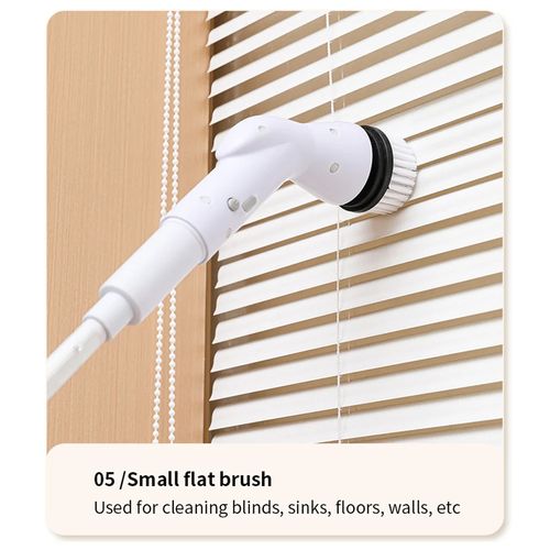 6-in-1 2000mah Electric Cleaning Brushwireless Electric Rotary Clean Brush Shower Cleaning Brush Kitchen Bathroom Home New