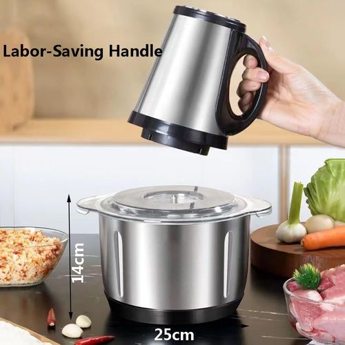 5L Electric Meat Grinder, 3-Speed Multi-function Food Processor