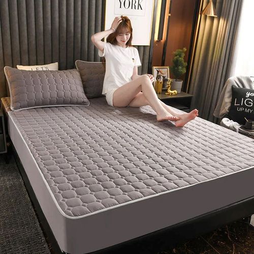 King Size Bedding Set Soft Breathable Mattress Cover with 2pcs Pillow Cover