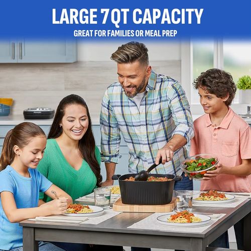 9-in-1 programming preset stir-fry rice cooker