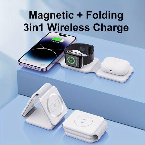 3 In 1 Magnetic Folding Wireless Charging Station