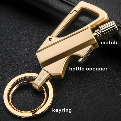 2025 Portable Outdoor Matches Multi-functional Camping Matches Waterproof Outdoor Survival Tool Keychain