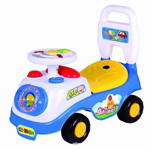 Ride On Push Car for Toddlers, Classic Kids Ride On Car with Music Steering Wheel, Horn & Under Seat Storage