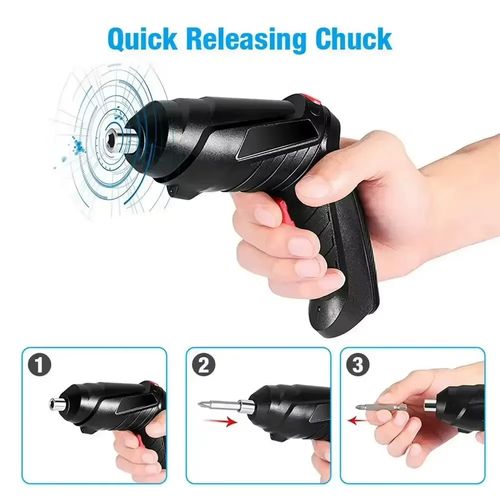 47 PCS  Electric Screwdriver Set Portable Cordless Electric Screwdriver Kit