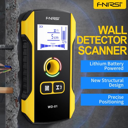 WD-02 Wall Detector Stud Finder, Cable Wires Metal Wood Stud Wall Scanner