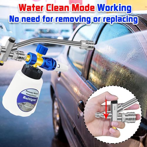Car Foam Dual-Connector Car Wash Sprayer, High Pressure Car Washing Tool