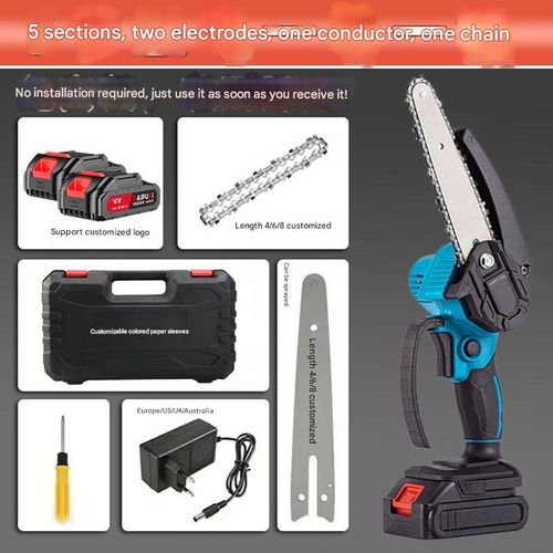 Tool 6-inch 18 21V Mini Chainsaw Cordless,Handheld Electric Power Chain Saw for Tree Trimming