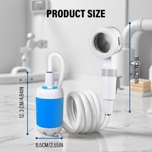 Portable Outdoor Shower Head – Rechargeable Shower Pump