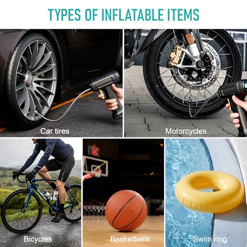 Digital Wireless Car Tire Inflator, Multifunctional Inflator for Cars Trucks Balls