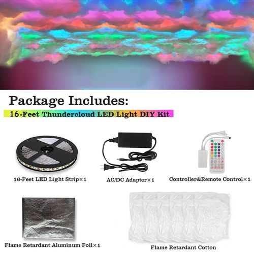 6M Thundercloud Storm Ceiling Light