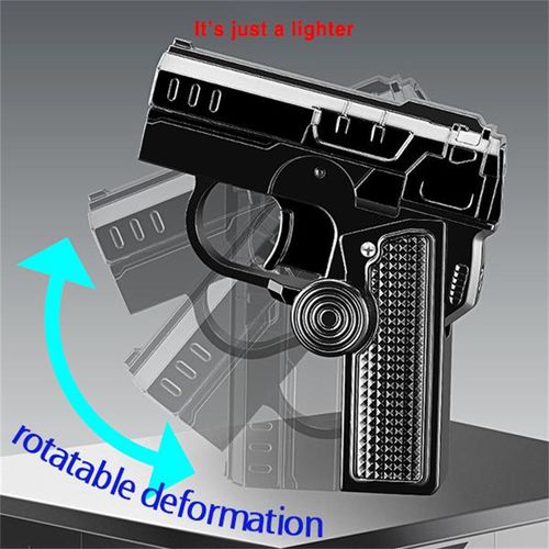 Windproof Torch Lighter Refillable Foldable Rotatable Lighter  (Gas Not Included)