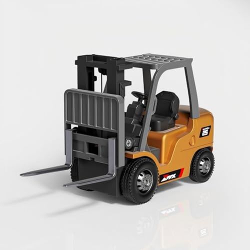 7-Channel RC Mini Forklift Toy: Transformable RC Forklift Toy with Lights & Sounds