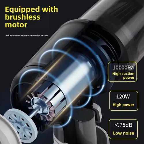 6000PA Car Wireless Vacuum Cleaner 120W Powerful Suction Home Dual Use Cleaner New Portable Handheld Cleaning Machine ﻿