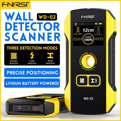 WD-02 Wall Detector Stud Finder, Cable Wires Metal Wood Stud Wall Scanner