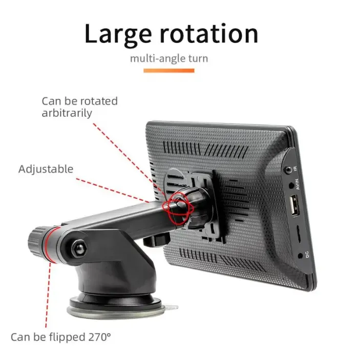 Portable Car Stereo Carplay with  7in HD Touch Screen