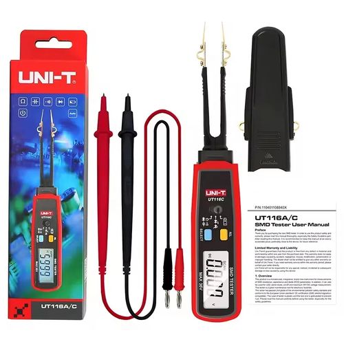 UT116A Digital SMD Multimeter LED DCV Continuity Battery Tester