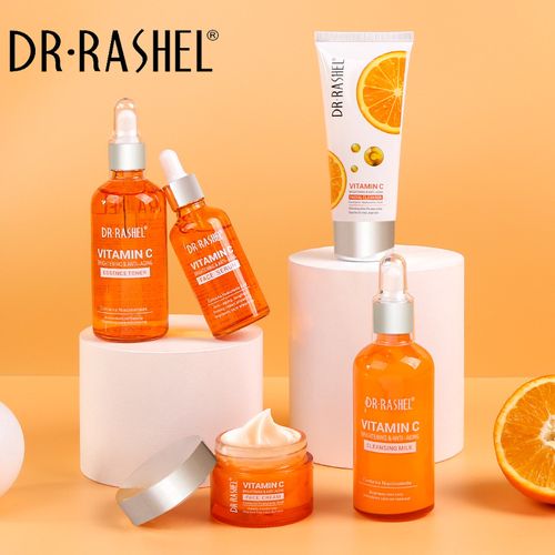 5 in1 Vitamin C Skincare Set  Brightening Anti-aging Serum for All Skin Type