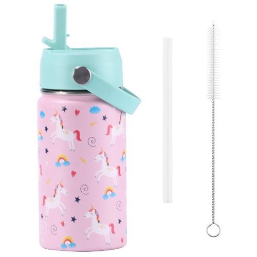 360ml Kids Insulated Water Bottle, BPA Free Stainless Steel Portable Double Wall Vacuum Tumbler