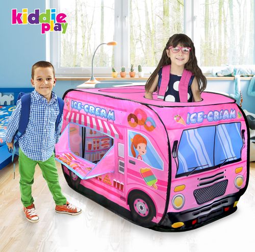 Ice Cream Truck Pop Up Kids Play Tent for Boys & Girls