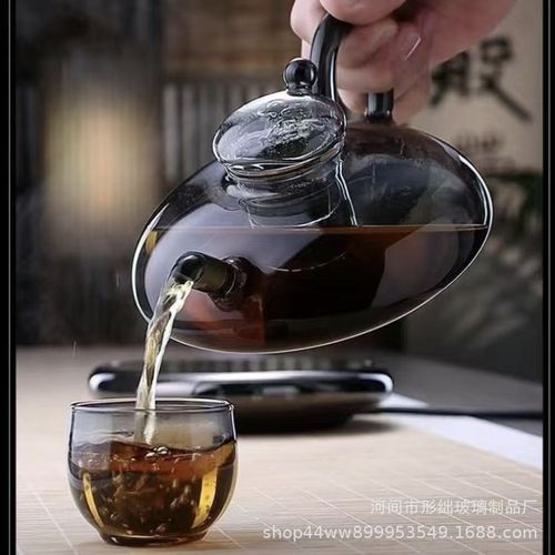 Modern and elegant glass teapot ceramic stove teapot