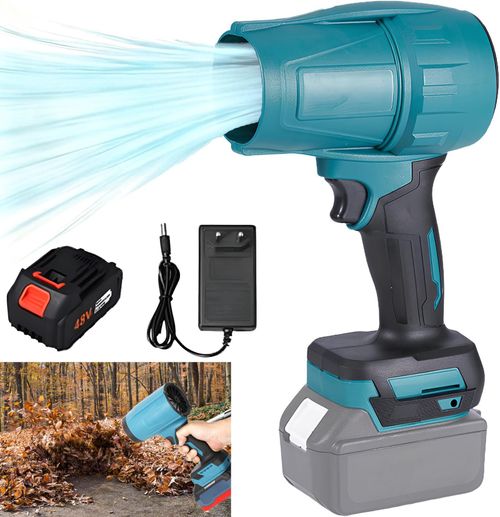 Cordless Leaf Blower Portable Handheld Turbo Jet Blower Dust Cleaner