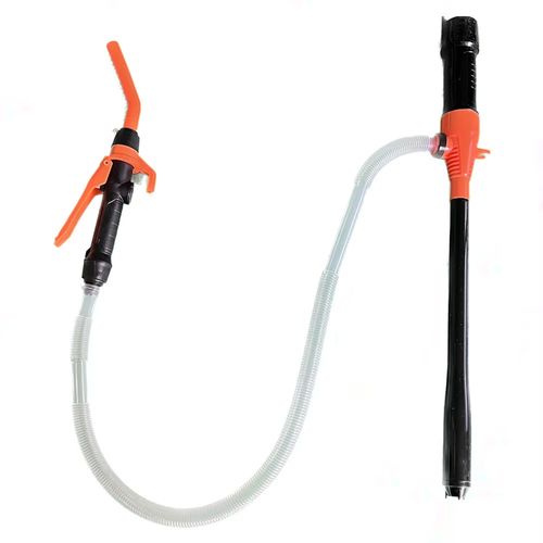 Water & Fuel Transfer Pump with Nozzle, Electric Fuel Pump with Long Hose