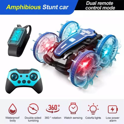 Dual Control 2.4G Rolling Stunt  Car, 360° Rotating Offroad Monster Racing Car