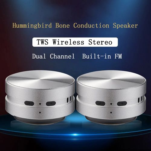 Bluetooth Bone Conduction Speaker Stereo Bass Portable Small Wireless Speaker with Suction Cup for Bathroom Outdoor