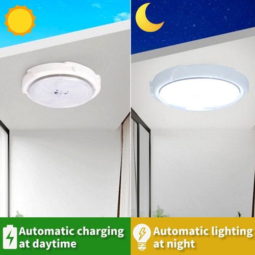 Solar Shed Light, Indoor Outdoor Solar Pendant Lights with Remote Control