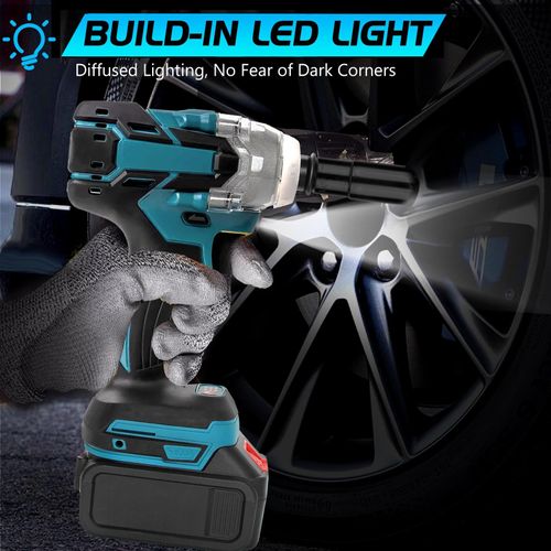 Cordless Impact Wrench Set, 21V Brushless High Torque Electric Wrench