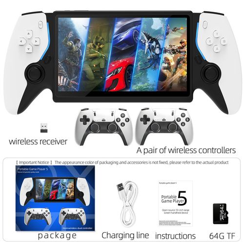7 Inch Portable Handheld Gaming Console for Double Player