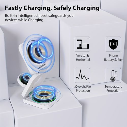3 In 1 Magnetic Folding Wireless Charging Station